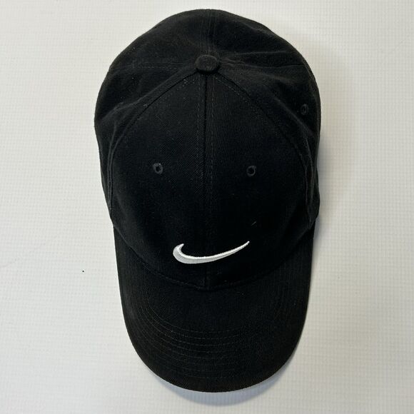 Nike 2013 Adult Unisex Contrast Stitch Golf Hat/Cap-Black/White 401840-010 - Picture 2 of 6